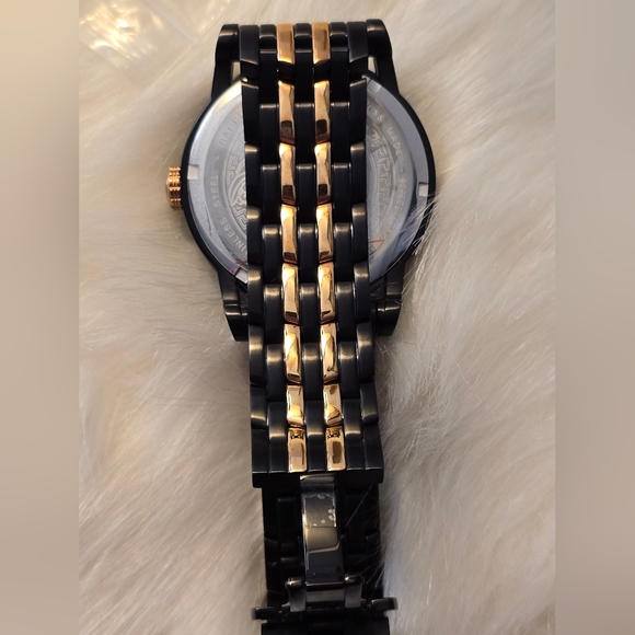 Versace Palazzo Empire Black Dial Two Tone Steel Strap Watch for Men's - Picture 10 of 17